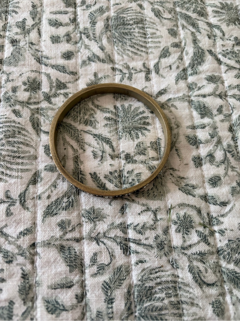 Silpada CZ gold bracelet - Picture 2 of 2